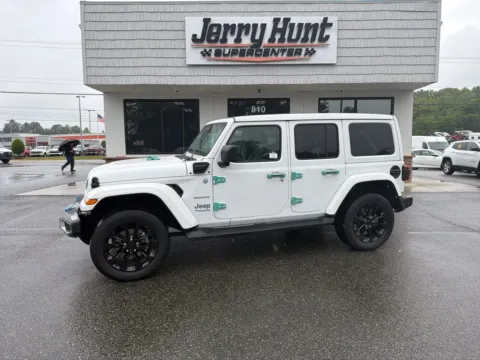 White 2022 Jeep Wrangler Unlimited Sahara 4xe for sale in Lexington, NC