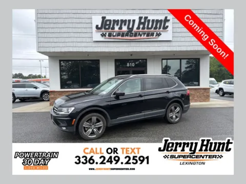 Black 2021 Volkswagen Tiguan 2.0T SEL for sale in Lexington, NC