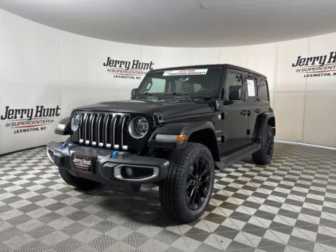 Black 2022 Jeep Wrangler Unlimited Sahara 4xe for sale in Lexington, NC
