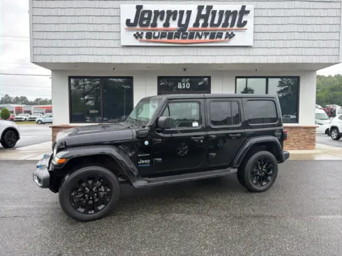 Black 2022 Jeep Wrangler Unlimited Sahara 4xe for sale in Lexington, NC