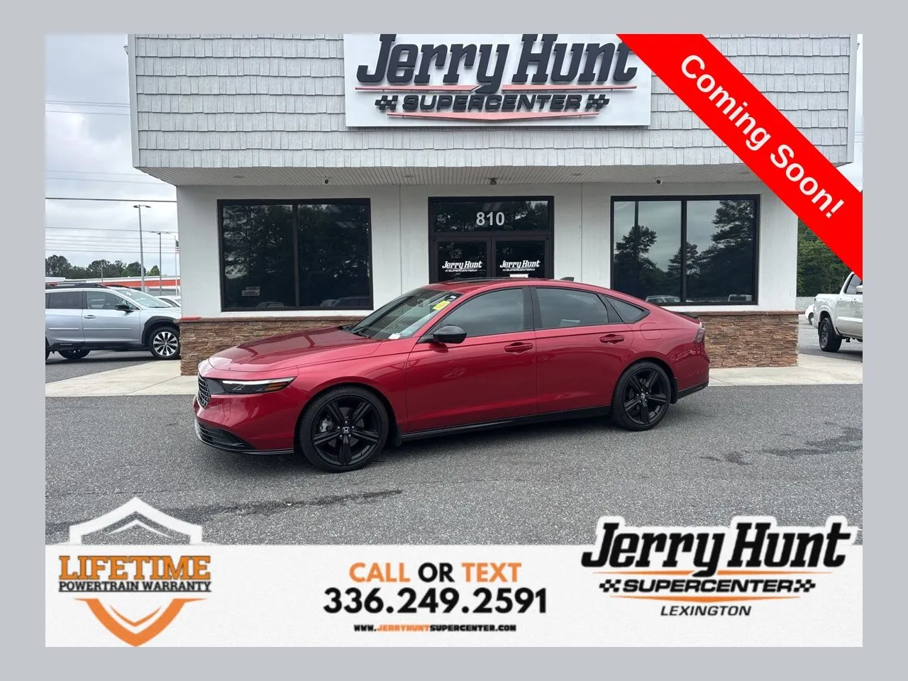 Red 2023 Honda Accord Hybrid Sport-L for sale in Lexington, NC