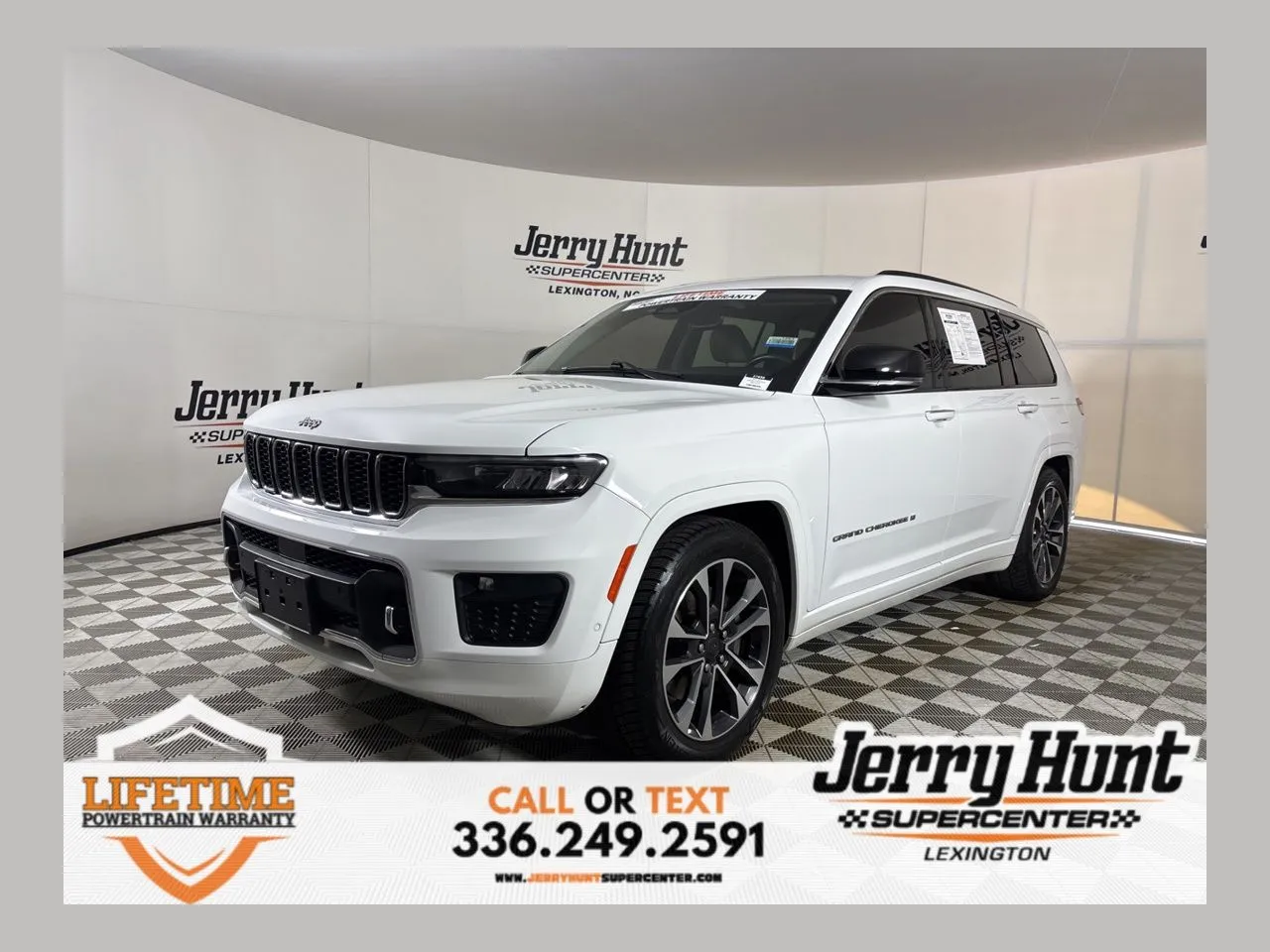 White 2022 Jeep Grand Cherokee L Overland for sale in Lexington, NC