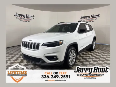 White 2022 Jeep Cherokee Latitude Lux for sale in Lexington, NC