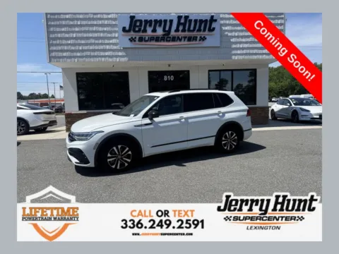 White 2023 Volkswagen Tiguan 2.0T SE R-Line Black for sale in Lexington, NC