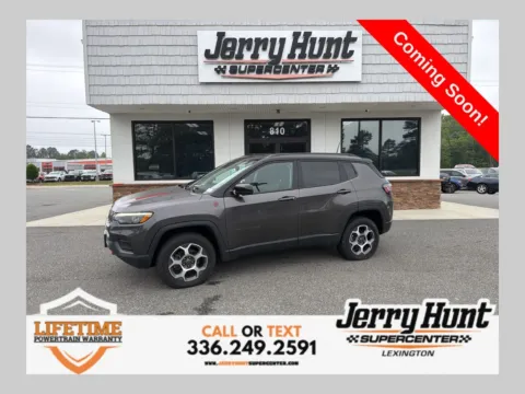 Gray 2022 Jeep Compass Trailhawk for sale in Lexington, NC