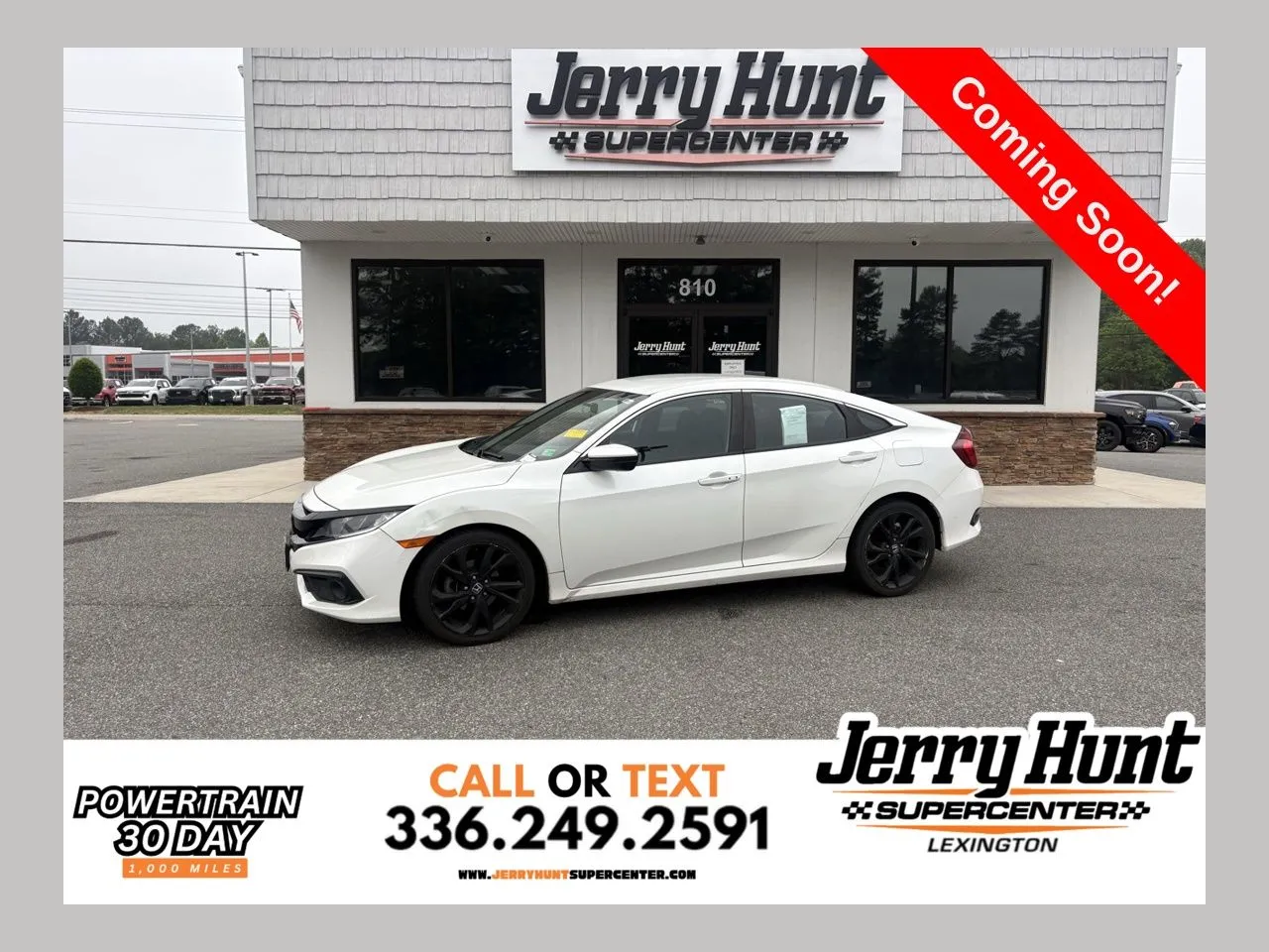 White 2021 Honda Civic Sport for sale in Lexington, NC
