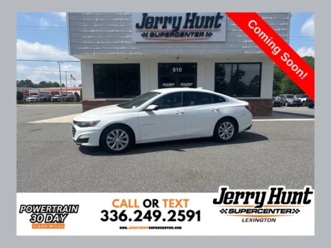 White 2020 Chevrolet Malibu LT for sale in Lexington, NC