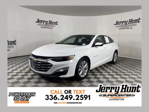 White 2020 Chevrolet Malibu LT for sale in Lexington, NC