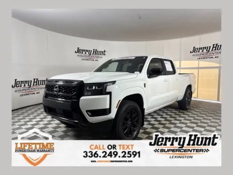 White 2026 Nissan Frontier SV for sale in Lexington, NC