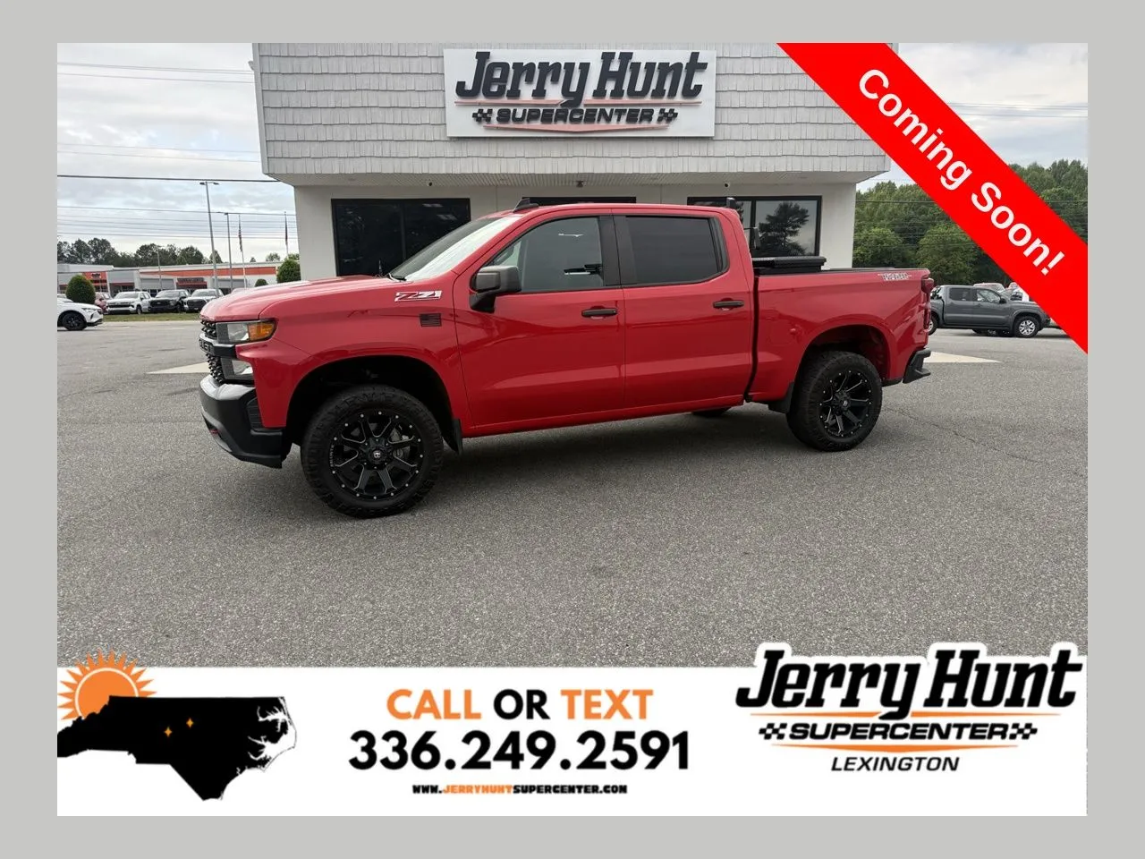 Red 2021 Chevrolet Silverado 1500 Custom Trail Boss for sale in Lexington, NC
