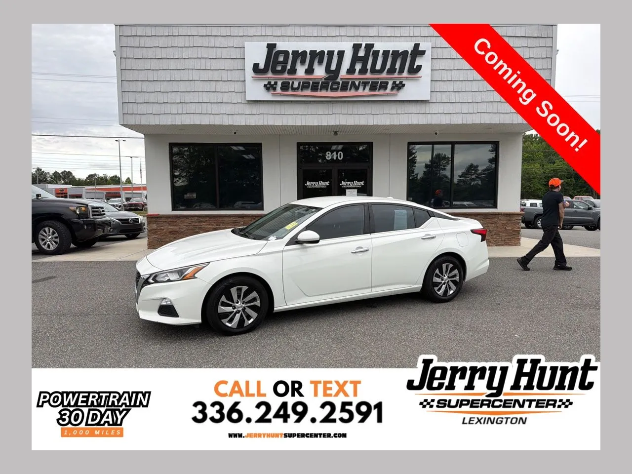 White 2019 Nissan Altima 2.5 S for sale in Lexington, NC