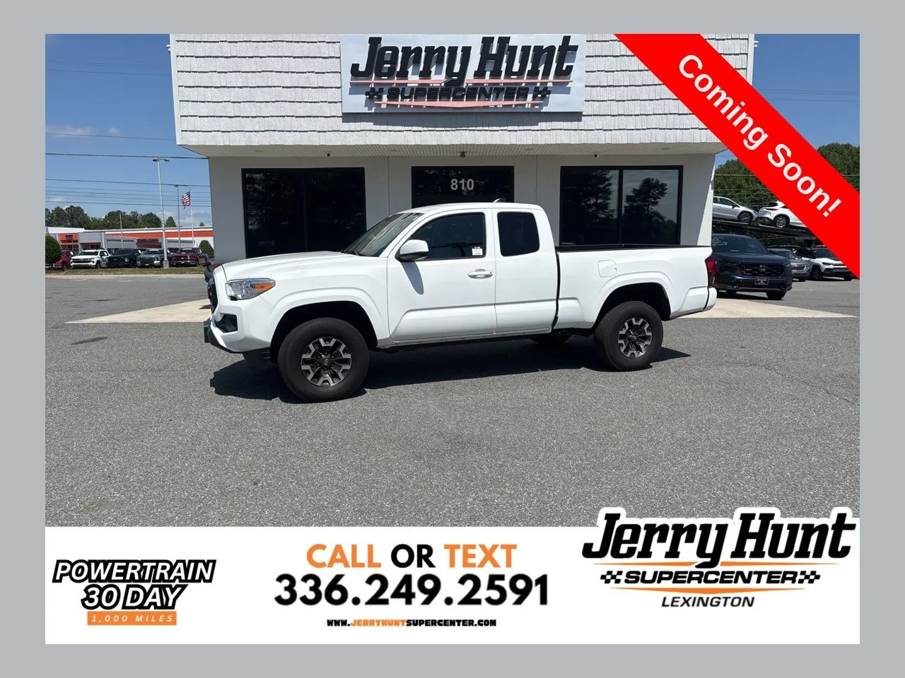 White 2020 Toyota Tacoma SR for sale in Lexington, NC
