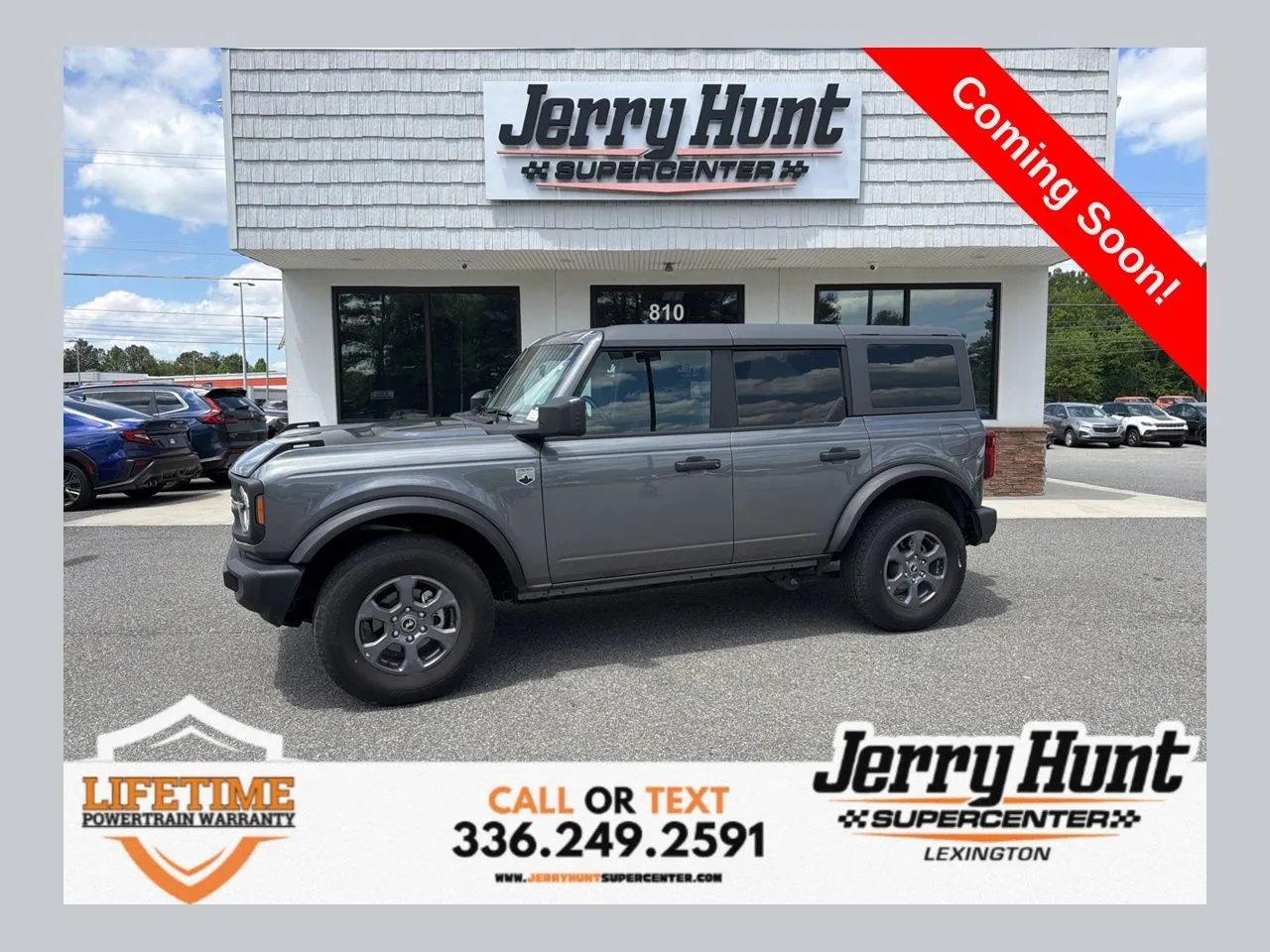 Gray 2025 Ford Bronco Big Bend for sale in Lexington, NC