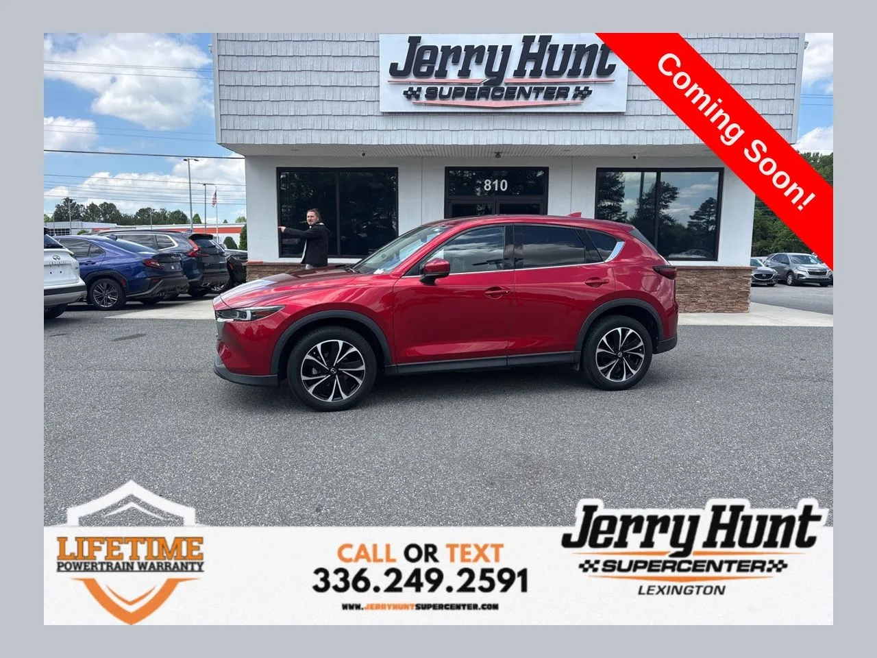 Red 2023 Mazda CX-5 2.5 S Premium Package for sale in Lexington, NC