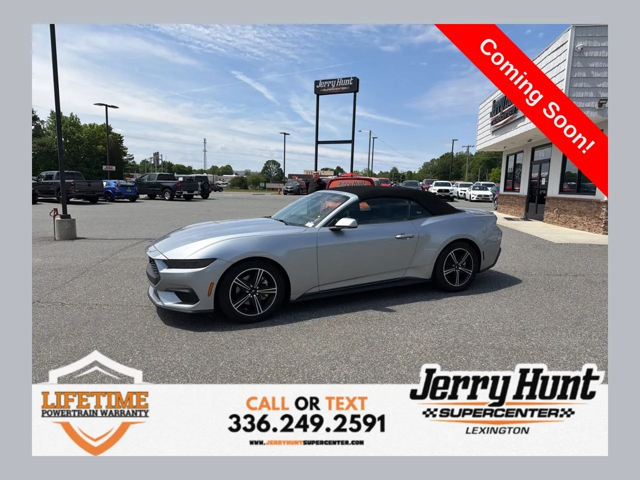 Silver 2025 Ford Mustang EcoBoost Premium for sale in Lexington, NC