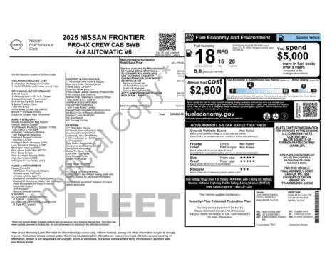 More photos of 2025 Nissan Frontier PRO-4X at Jerry Hunt Supercenter - Lexington, NC
