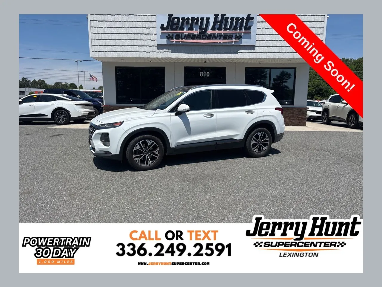 White 2020 Hyundai Santa Fe Limited for sale in Lexington, NC