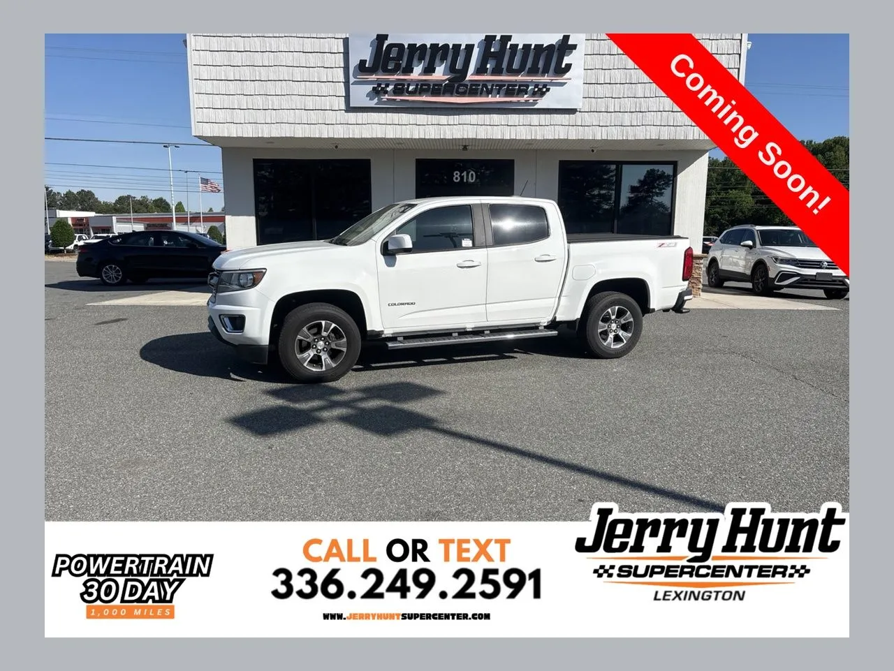 White 2016 Chevrolet Colorado Z71 for sale in Lexington, NC