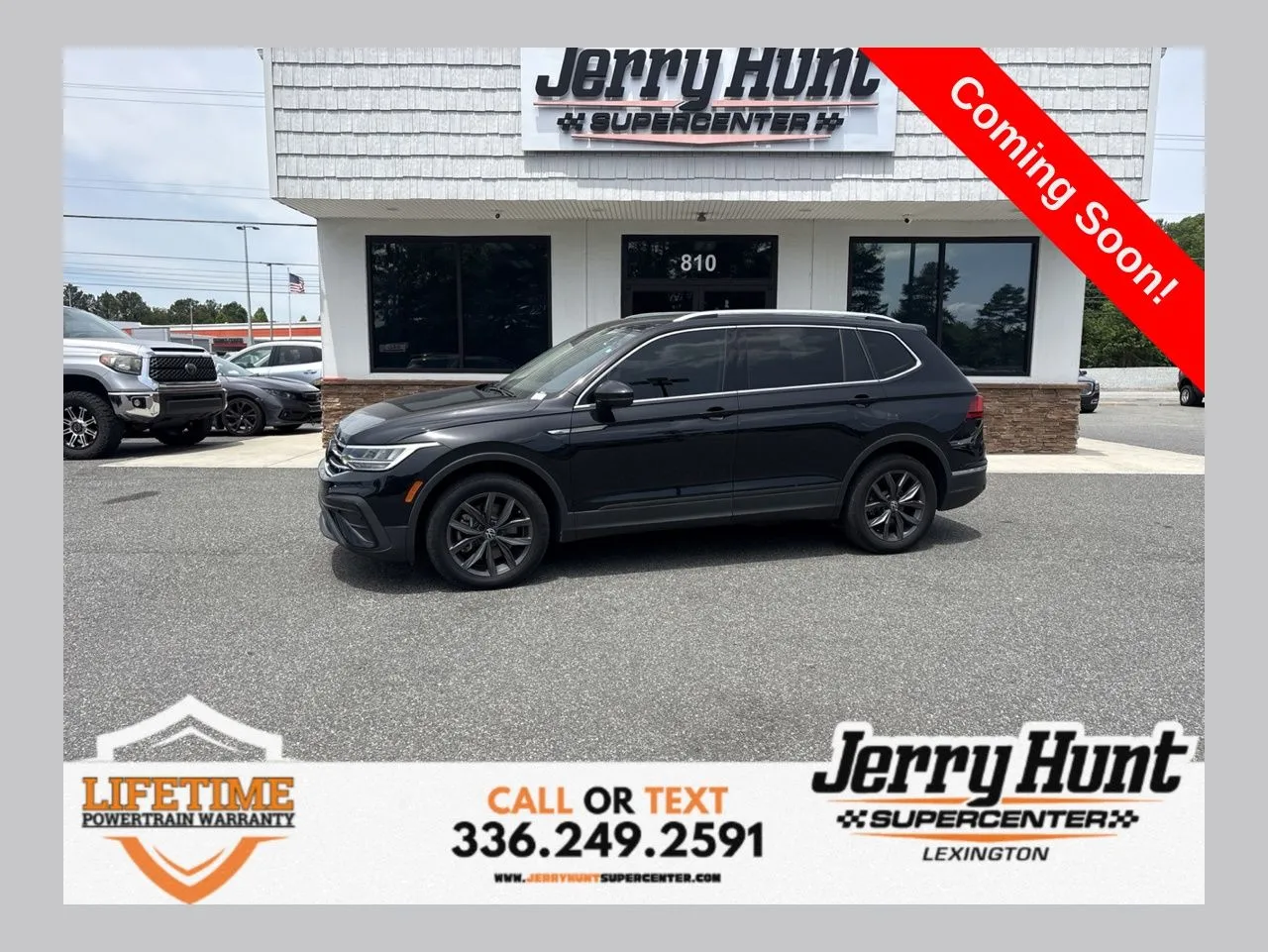 Black 2023 Volkswagen Tiguan 2.0T SE for sale in Lexington, NC