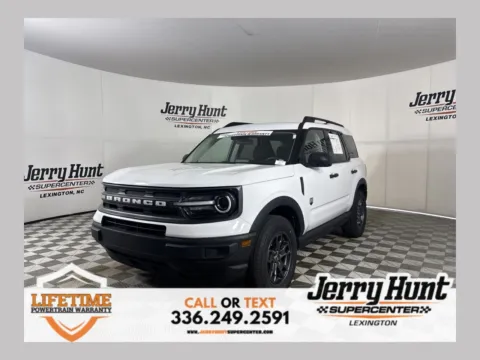 White 2024 Ford Bronco Sport Big Bend for sale in Lexington, NC