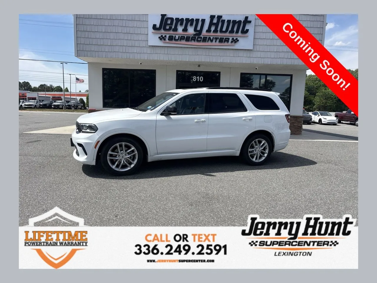 White 2024 Dodge Durango GT Plus for sale in Lexington, NC