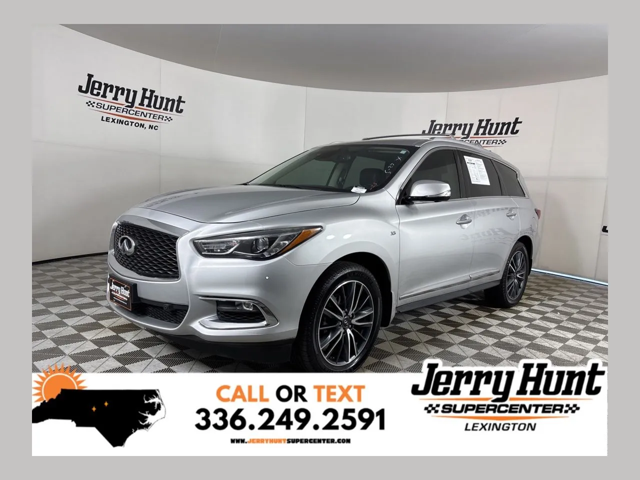 Silver 2017 INFINITI QX60 for sale in Lexington, NC