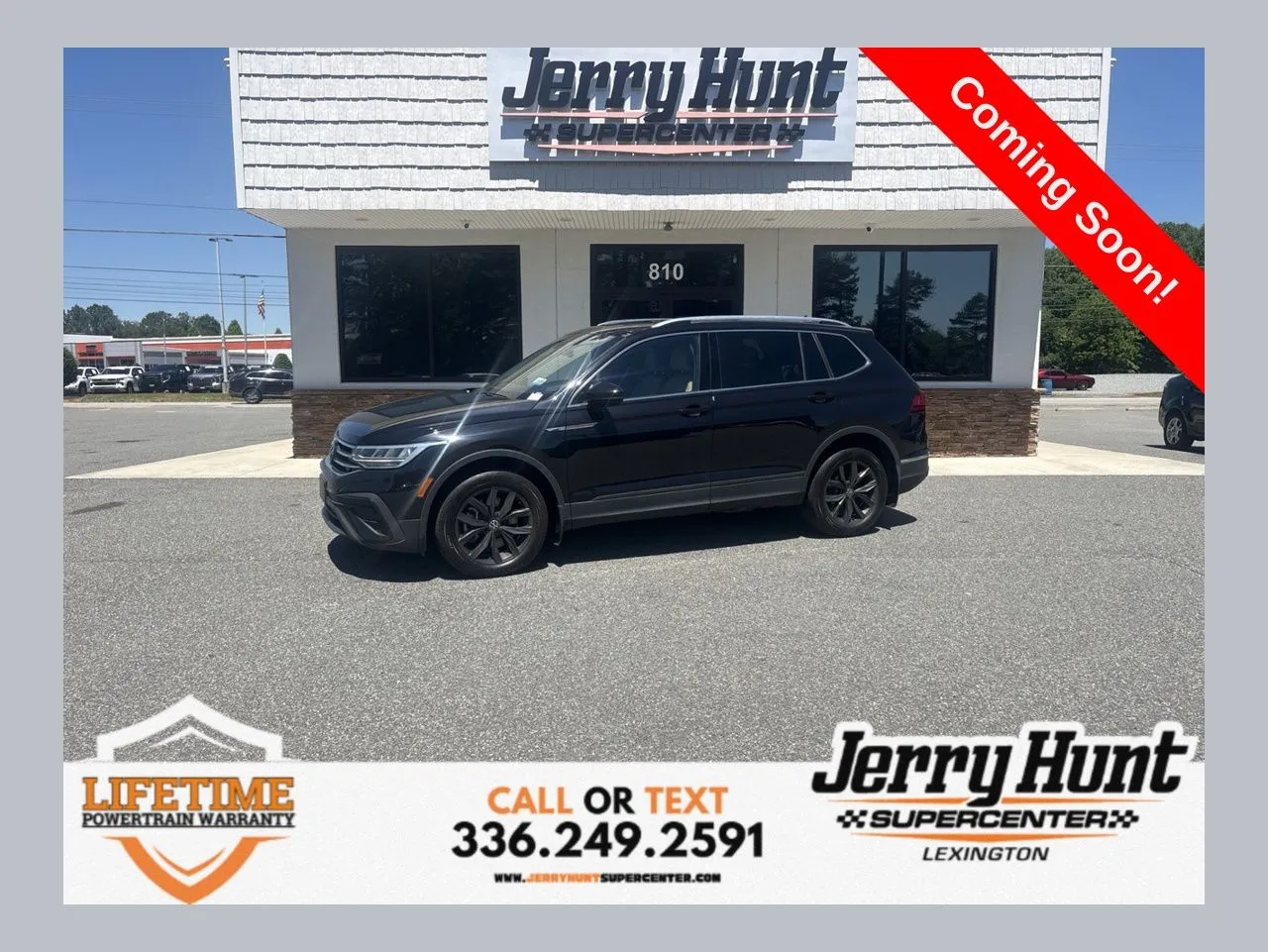Black 2023 Volkswagen Tiguan 2.0T SE for sale in Lexington, NC