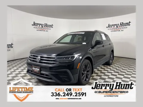 Black 2023 Volkswagen Tiguan 2.0T SE for sale in Lexington, NC