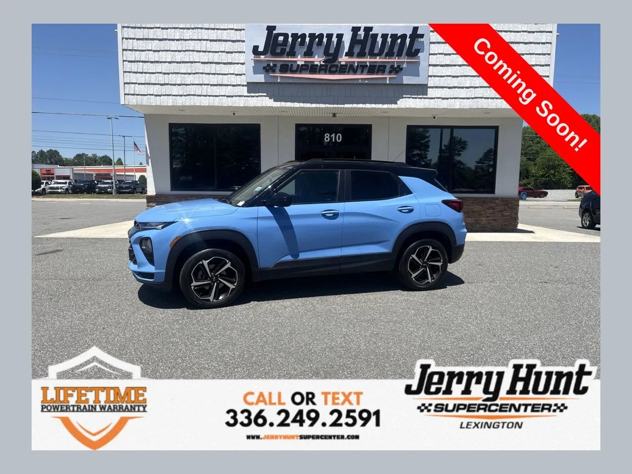 Blue 2023 Chevrolet TrailBlazer RS for sale in Lexington, NC