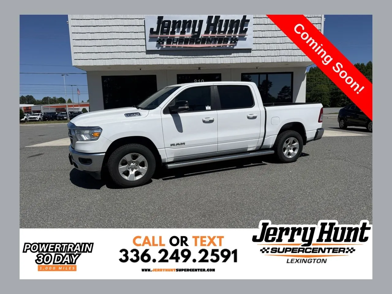 White 2021 Ram 1500 Big Horn/Lone Star for sale in Lexington, NC