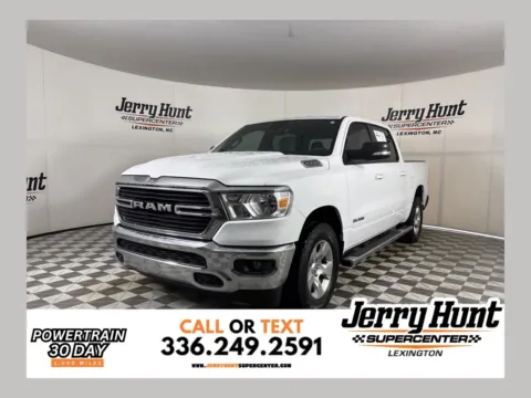 White 2021 Ram 1500 Big Horn/Lone Star for sale in Lexington, NC
