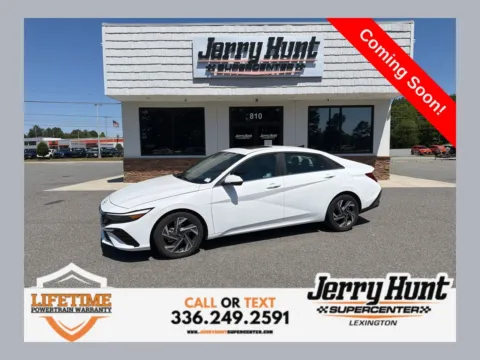White 2025 Hyundai Elantra Limited for sale in Lexington, NC