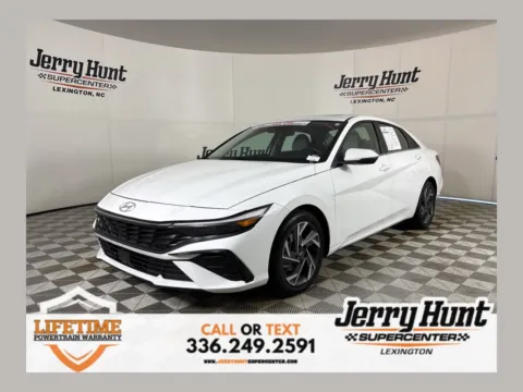 White 2025 Hyundai Elantra Limited for sale in Lexington, NC