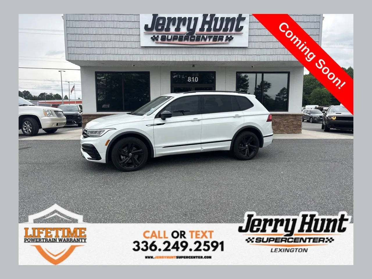White 2023 Volkswagen Tiguan 2.0T SE R-Line Black for sale in Lexington, NC