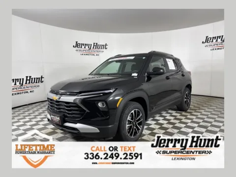 Black 2025 Chevrolet TrailBlazer LT for sale in Lexington, NC
