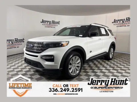 White 2022 Ford Explorer King Ranch for sale in Lexington, NC