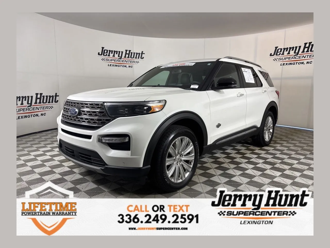 White 2022 Ford Explorer King Ranch for sale in Lexington, NC