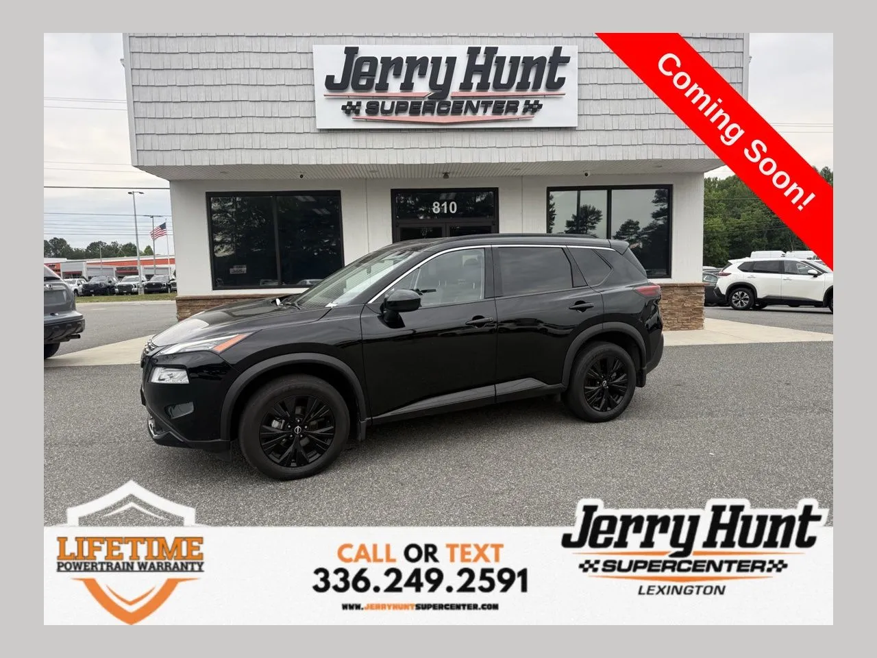 Black 2023 Nissan Rogue SV for sale in Lexington, NC