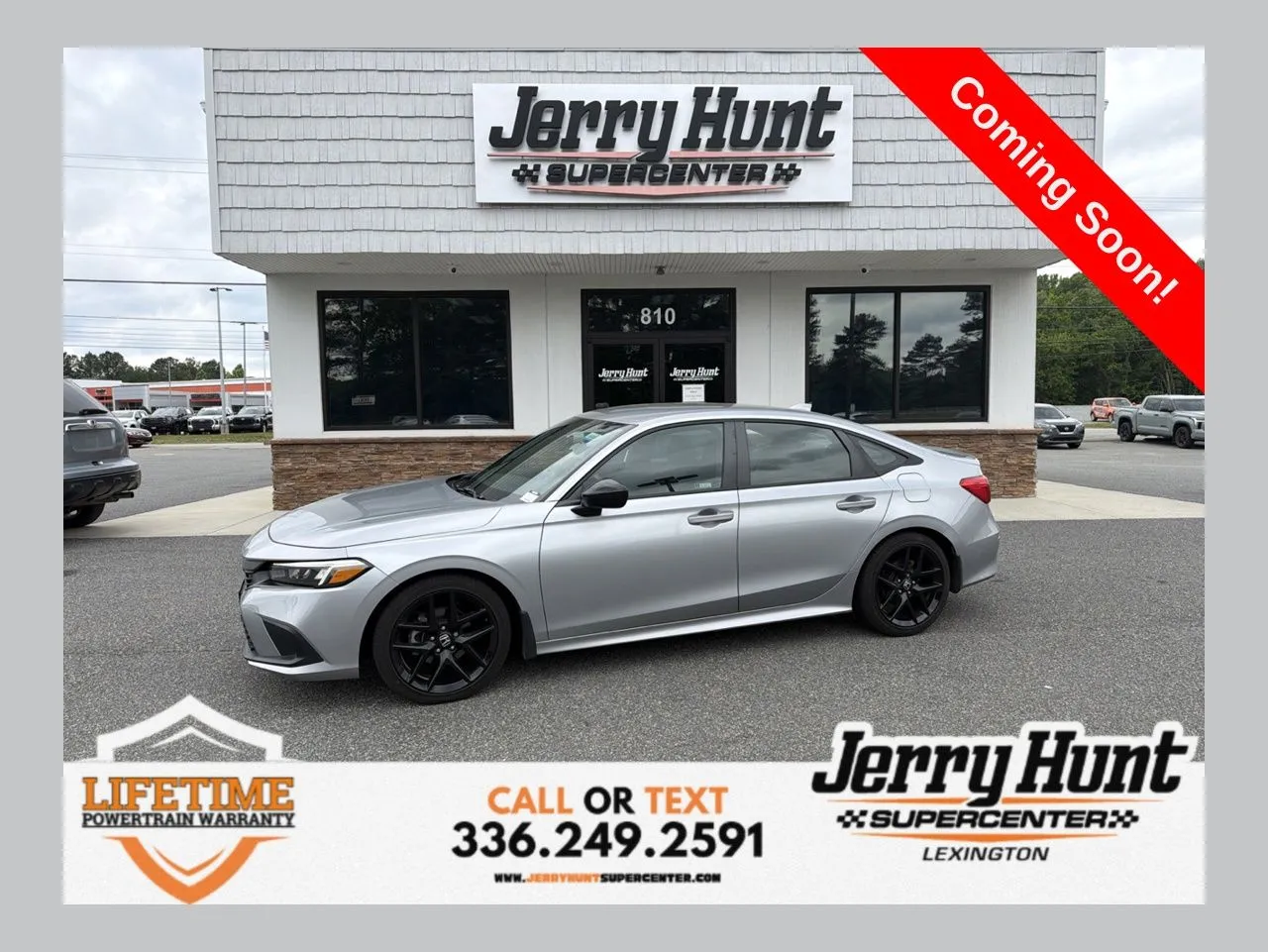Silver 2023 Honda Civic Sport for sale in Lexington, NC