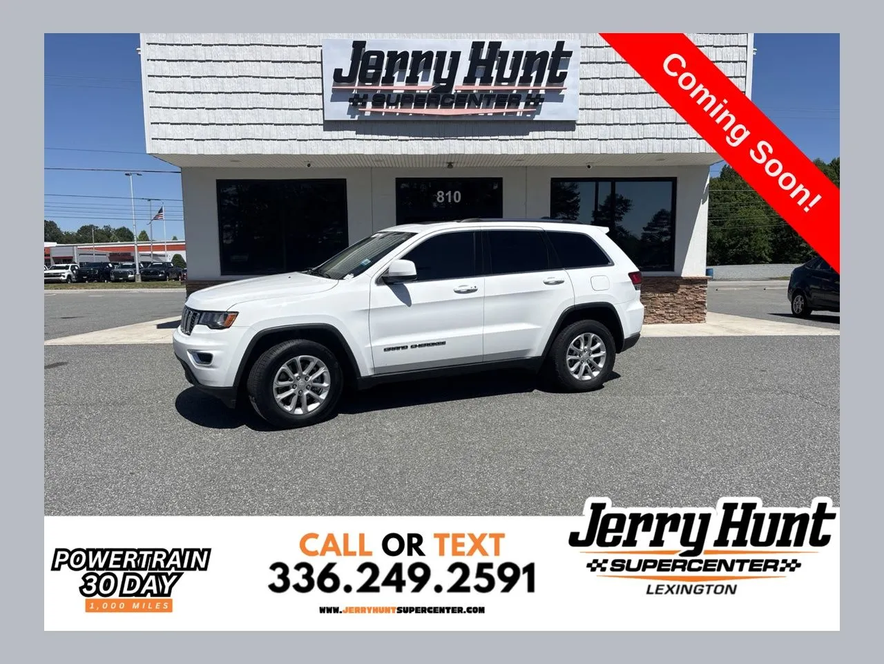 White 2021 Jeep Grand Cherokee Laredo E for sale in Lexington, NC