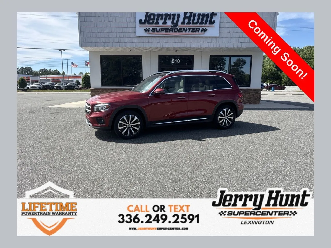 Red 2023 Mercedes-Benz GLB 250 for sale in Lexington, NC