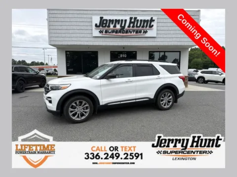 White 2023 Ford Explorer XLT for sale in Lexington, NC