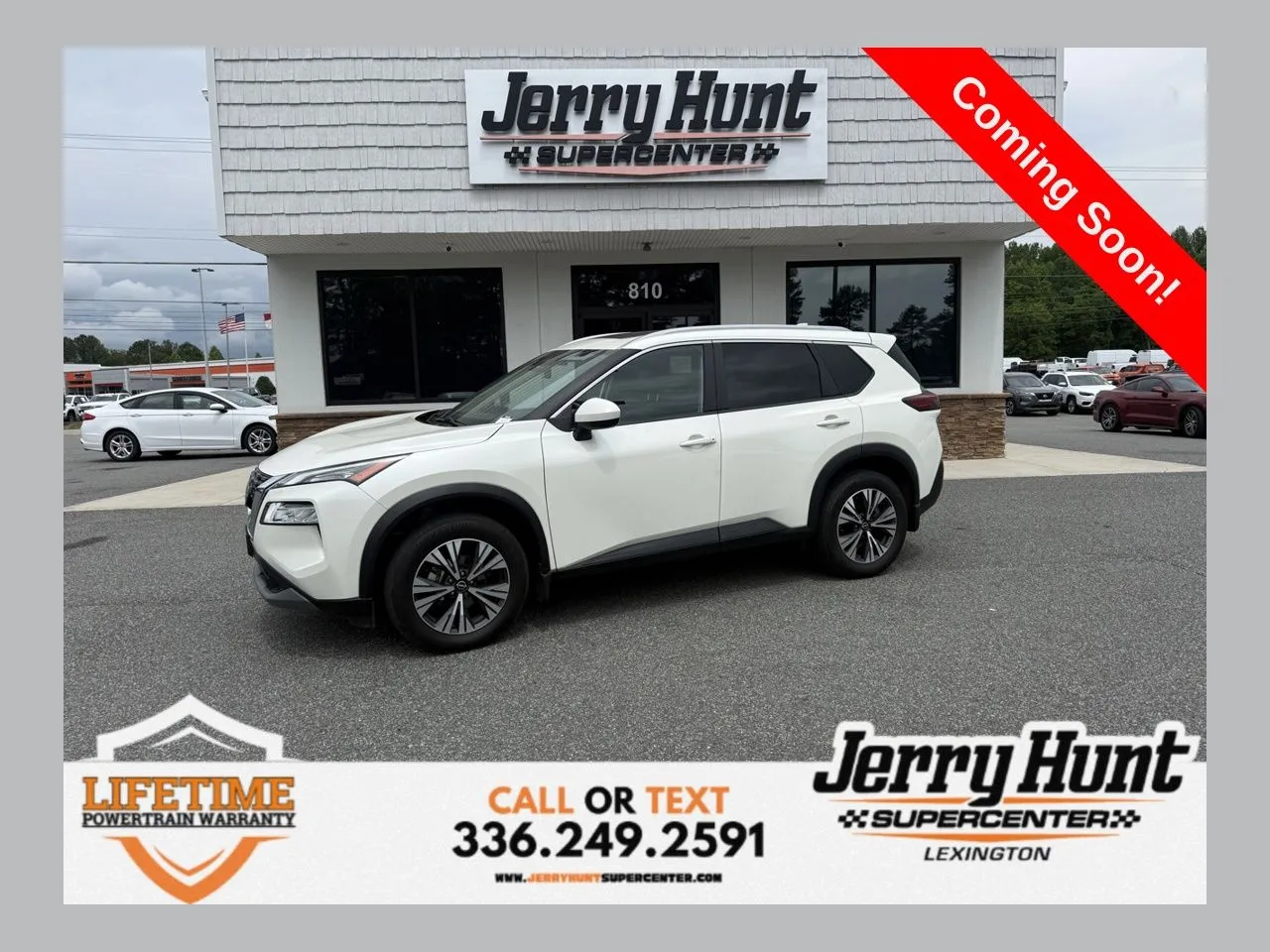 White 2023 Nissan Rogue SV for sale in Lexington, NC