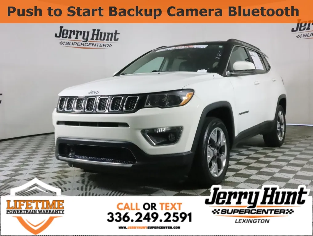 Used 2021 Jeep Compass Limited for sale in Lexington, NC at Jerry