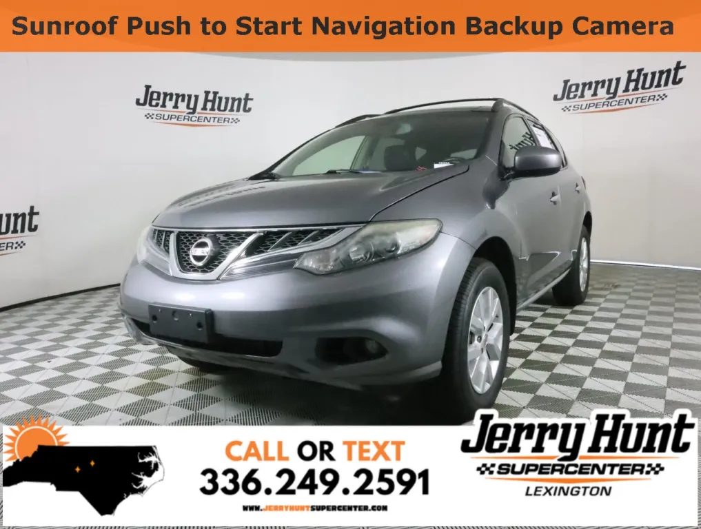 Used 2013 Nissan Murano SL for sale in Lexington, NC at Jerry Hunt
