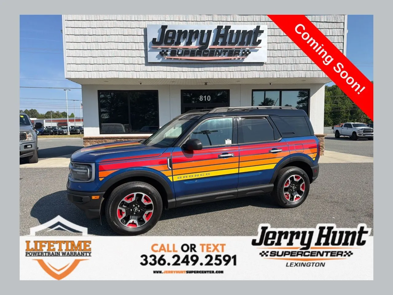 Blue 2024 Ford Bronco Sport Free Wheeling for sale in Lexington, NC