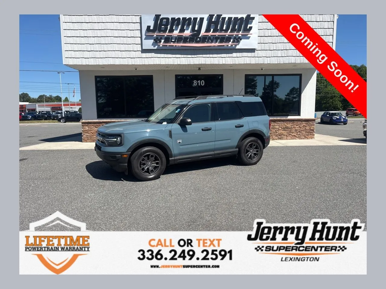 Blue 2022 Ford Bronco Sport Big Bend for sale in Lexington, NC