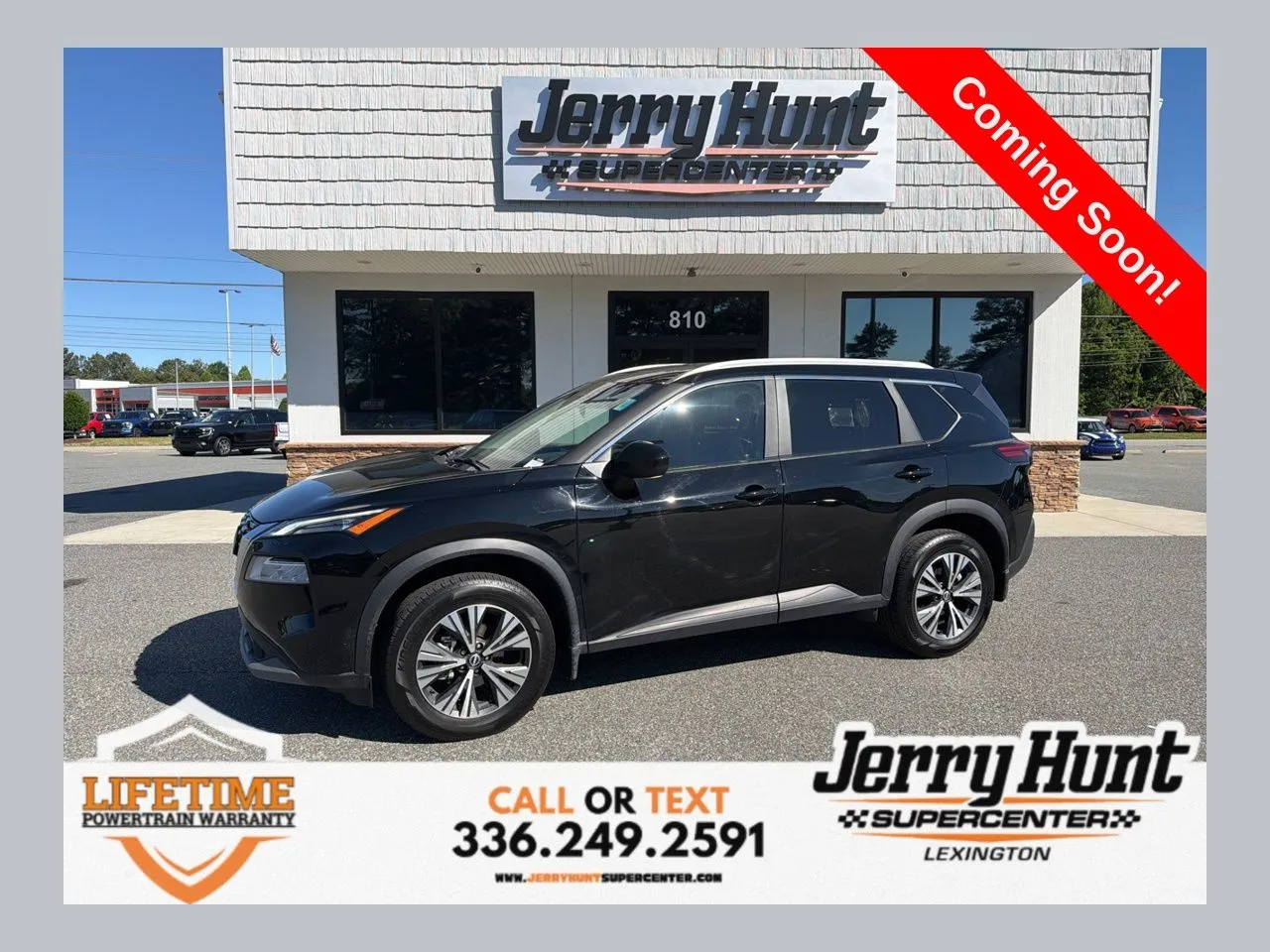 Black 2023 Nissan Rogue SV for sale in Lexington, NC