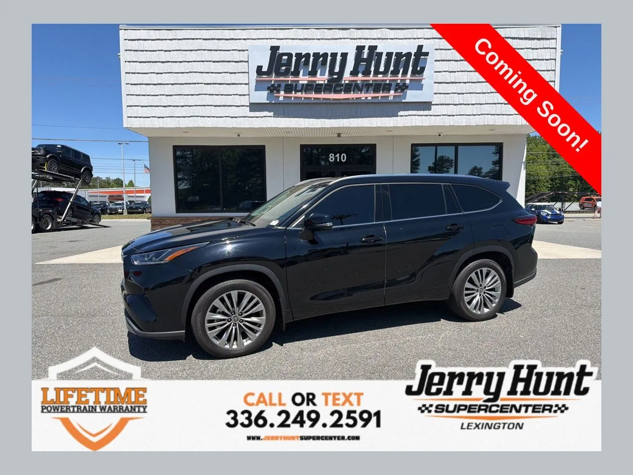 Black 2022 Toyota Highlander Platinum for sale in Lexington, NC