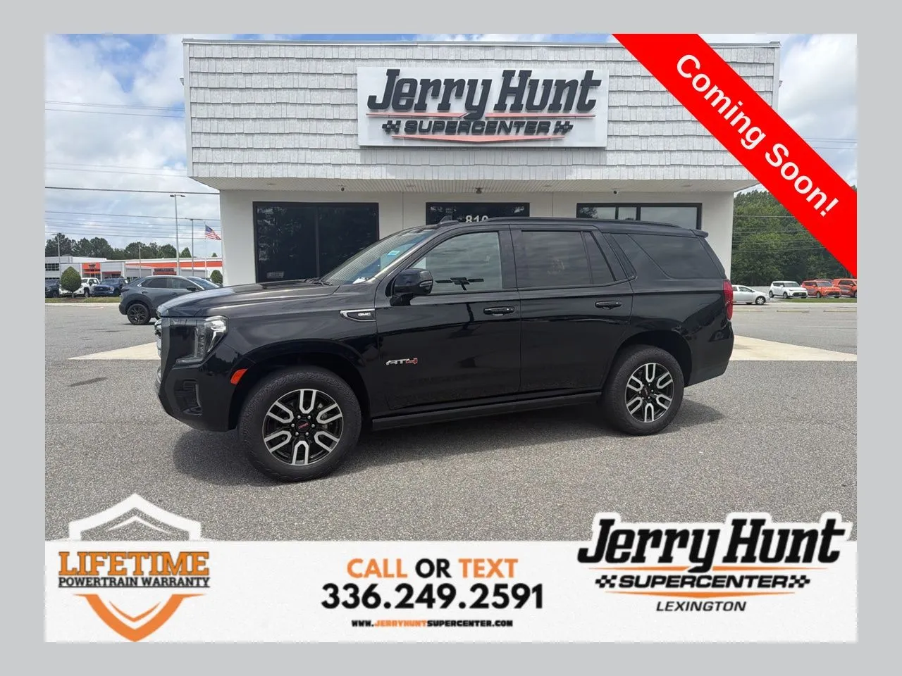 Black 2023 GMC Yukon AT4 for sale in Lexington, NC